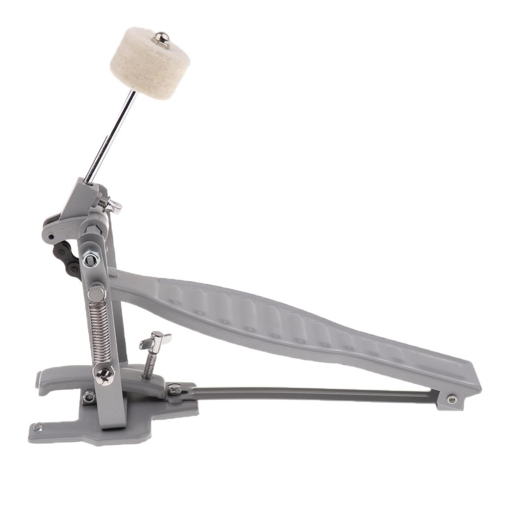 Heavy Duty Bass Drum Pedal Non-slip Adjustable Stroke Drum Kick Pedal Drum Kit Hardware for Beginners