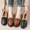 Cotton Shoes Winter Velvet Warm Fashion Doudou Shoes Women'S Thick-Soled Non-Slip Waterproof Soft-Soled Casual Loafers Tide