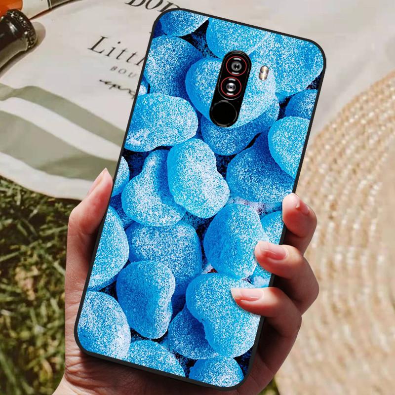 For xiaomi mi pocophone f1 Case Silicon Back Cover Phone Case for xiaomi poco F1 Cases Pocofone F1 6.18 inch Soft bumper coque