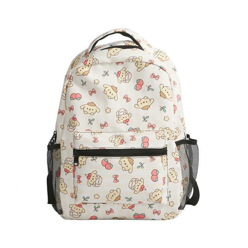 Schoolbag Campus Sense Cute Trend Niche Versatile School Bag Printed Cartoon Student Female Backpack Lightweight Large Capacity Backpack