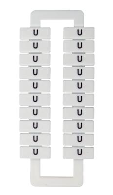 Marker For Connectors (Euro) 2.5-70Mm2 /U/ White 43192 /1 Blister=20 Pcs/