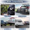 Anti Rattle Hitch Tightener 2 Inch 3/4in Thread Heavy Duty High Strength Synthetic Steel Powder Coating Trailer Hitch Stabilizer Glossy Black