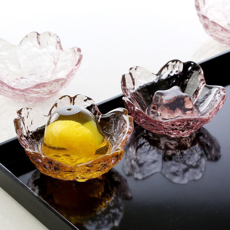 Creative Cherry Shaped Glass Sauce Plate Tableware Kitchen Practical Seasoning Tool 1-3 Pcs Available