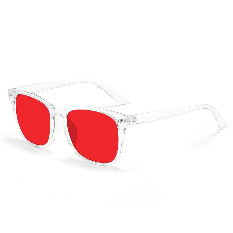 Light-Enhancing Sleep-Aid Glasses: Blue Light Blocking, Reflective Coating, Anti-Blu-Ray, Anti-Radiation, Melatonin Support, TR Frame.