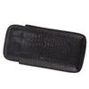 Portable Cigar Case 3 Holder Leather Humidor Box Cigar Moisturizing Protection Storage Bag