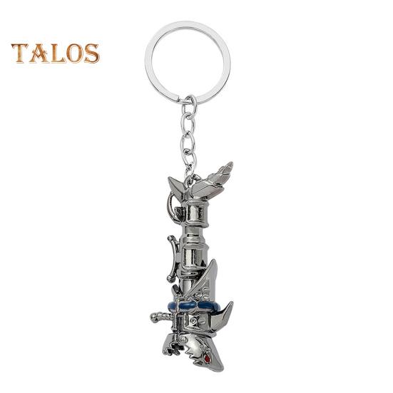 

Цинковый сплав ожерелье металлический брелок акула пушка брелок коллекционный предмет рюкзаки сумки аксессуары A