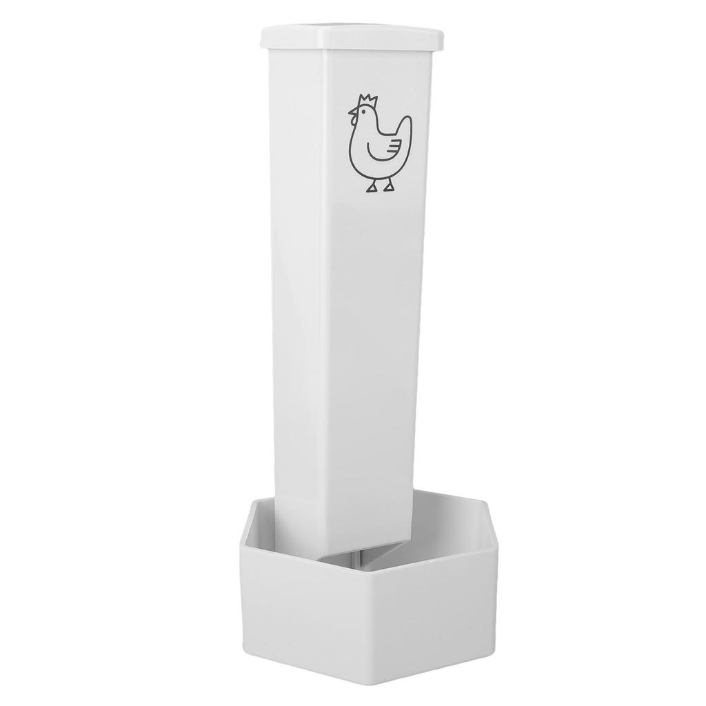 Chicken Oyster   Feeder with Top Lid Automatic Gravity Hanging Chicken Grit Feeder