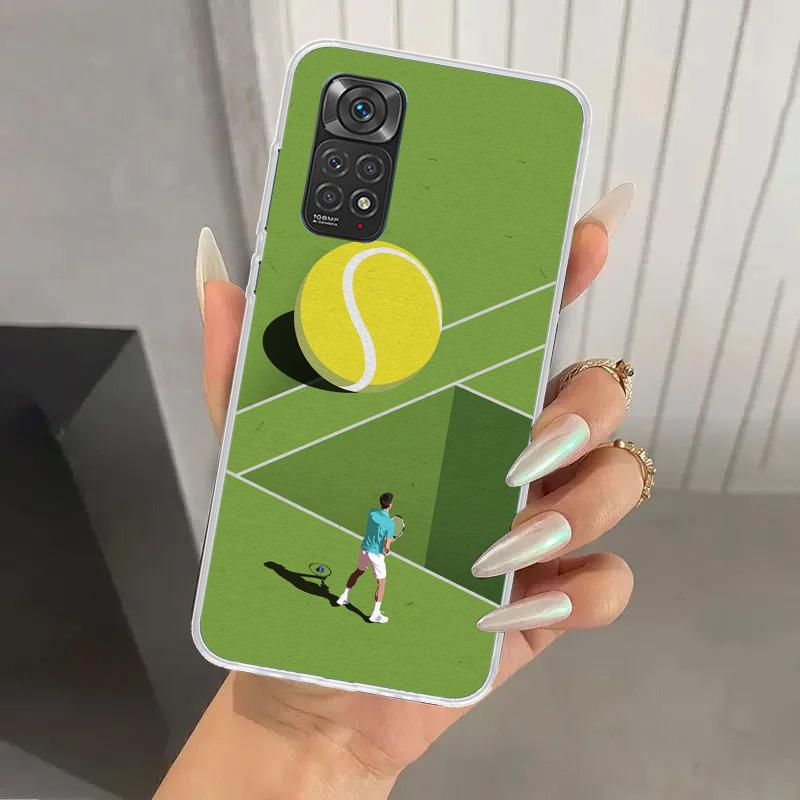 Tennis Sport Phone Case for Xiaomi Redmi Note 15 14 14S 13 12S 12 Pro 11S 11 Plus 11T 11E 10S Soft Funda Print Shell Redmi Note