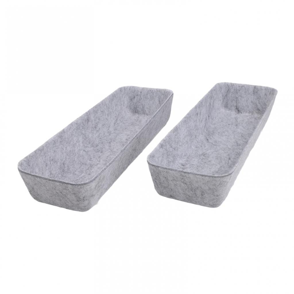 Cosmetics Organizer Felt Storage Box Efficient Organization
