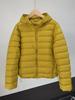 New white duck down light down jacket women's short hooded loose and thin ribs thermal jacket