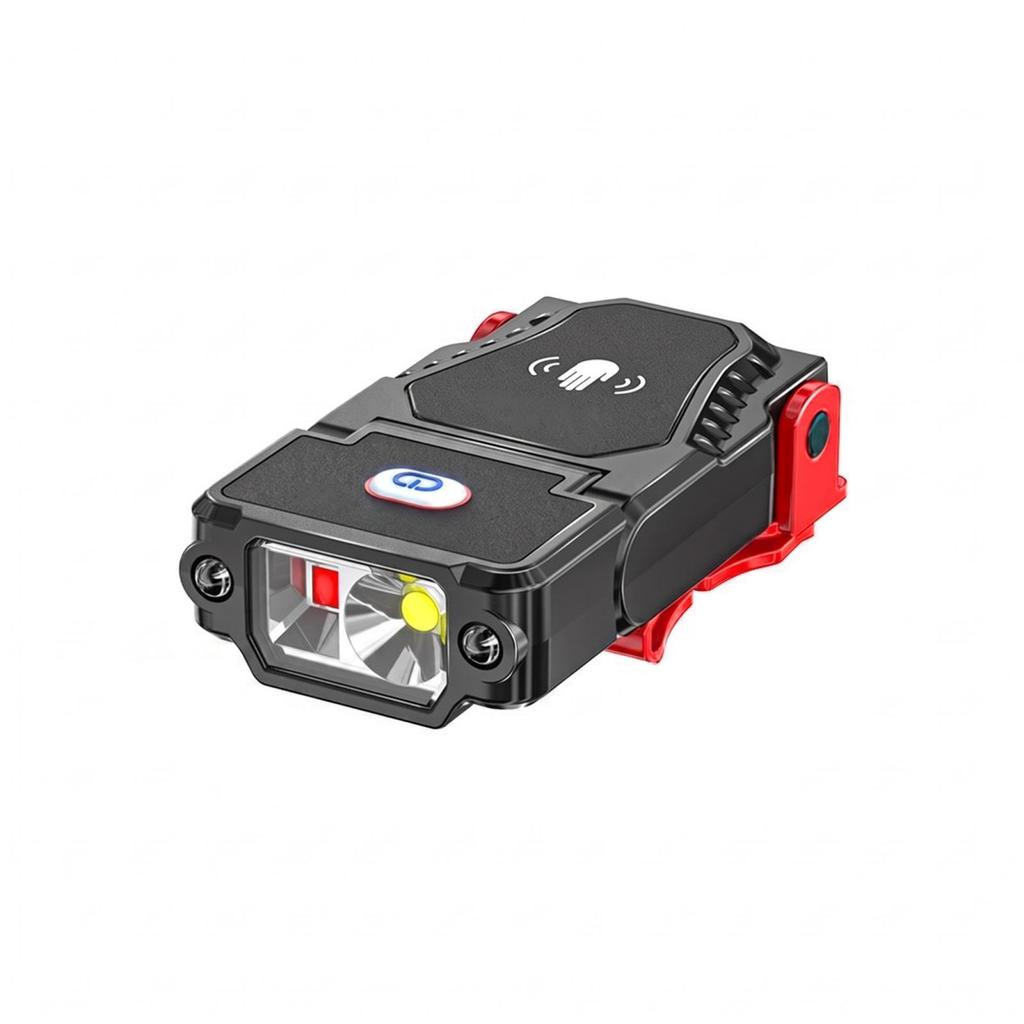 Rechargeable Fishing Headlamp with Motion - Ultra Lightweight Clip Light for Night Fishing, Strong Beam, Long Battery Life