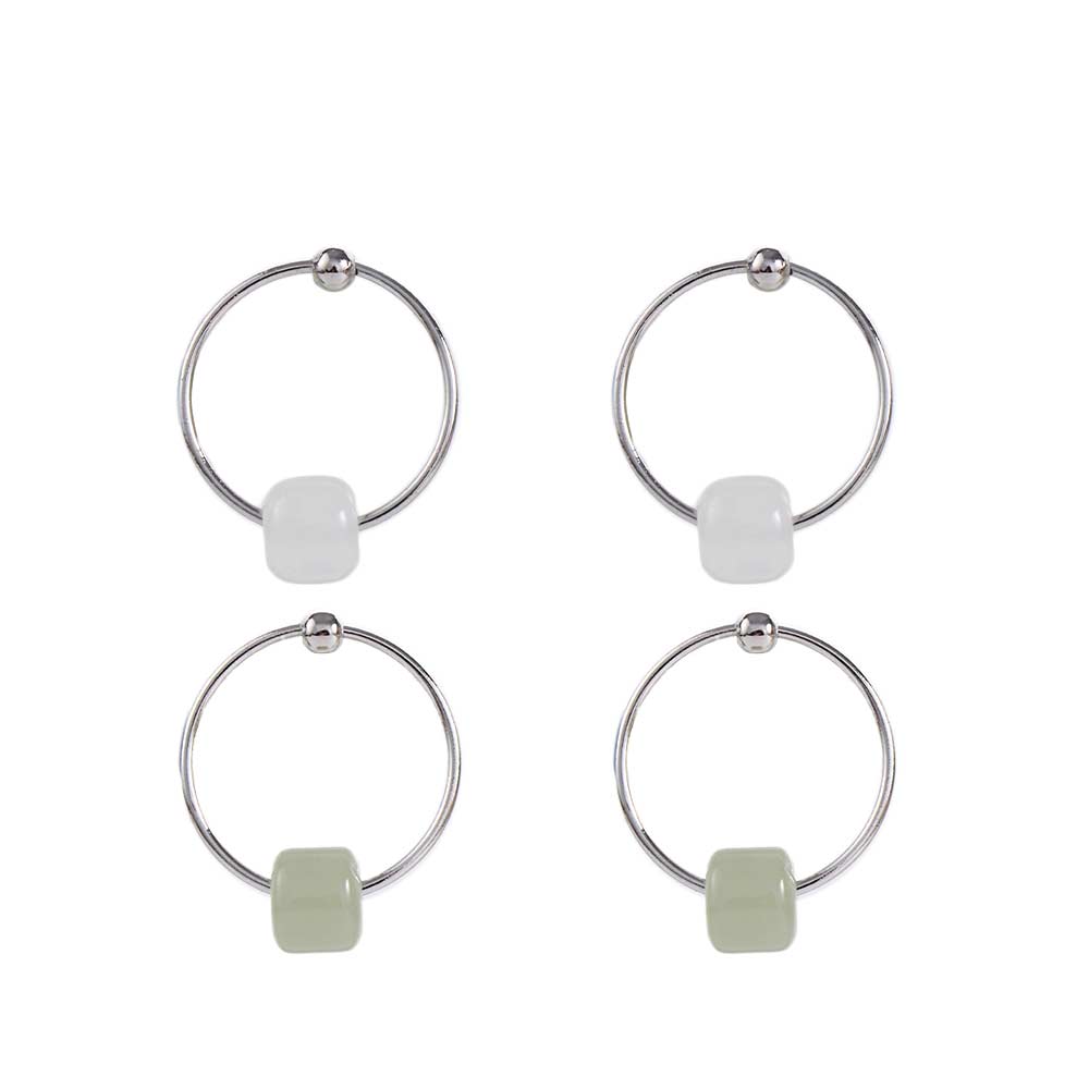 

Classic Round Sweet Summer Ancient Fairy Female Earrings Fashion Jewelry Korean Style Ear Hoop