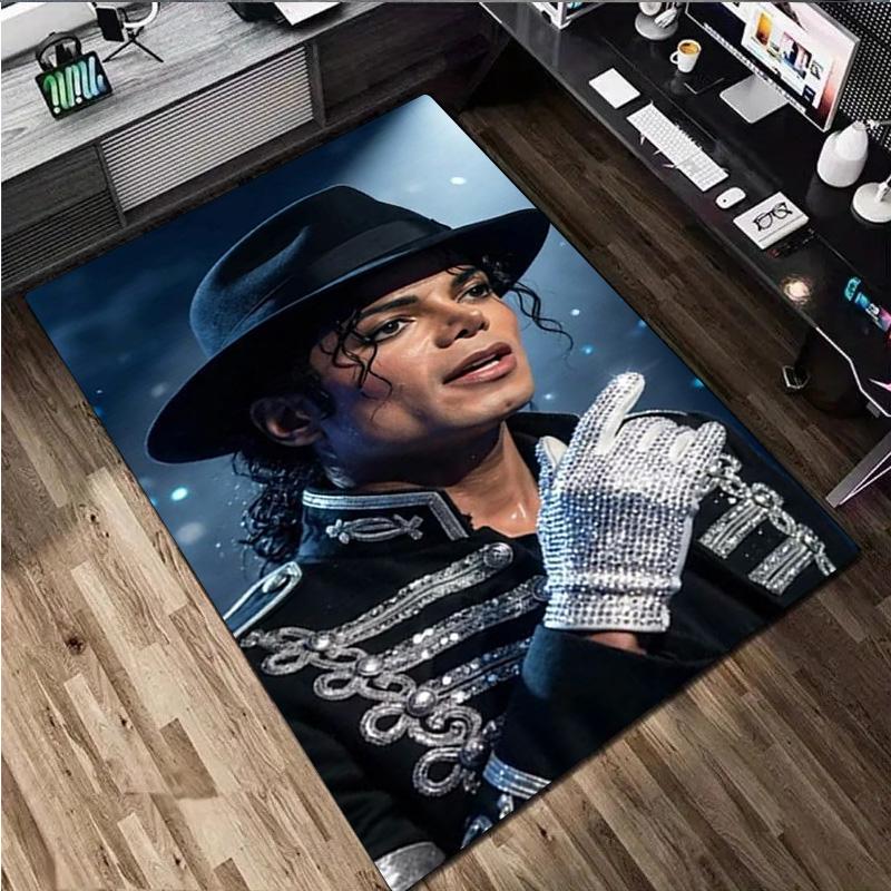 Michael Jackson Rug Carpet Office Decorative Carpet For Living Room Bedroom Door Mat Floor Rug Computer Chair Area Rug