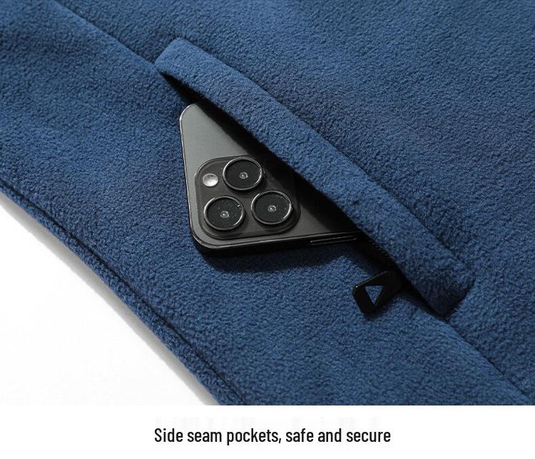 Męska kurtka zimowa plus size z podszewką z polaru – Pogrubiona, ciepła odzież wierzchnia