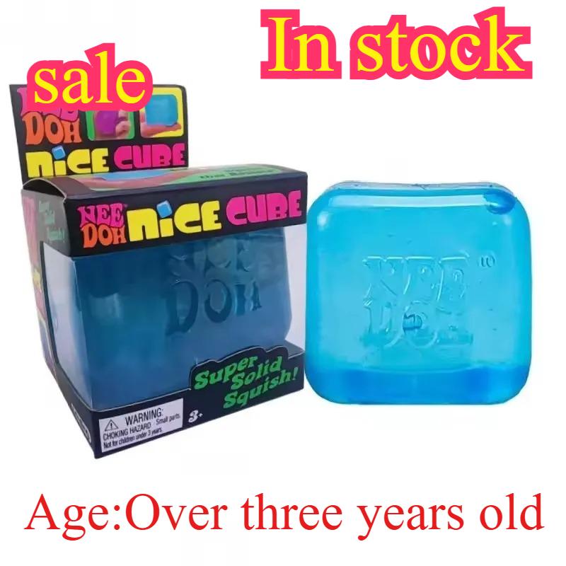 Schylling Needoh Nice Cube Senzorická Nice-Sicle Kostka na odbourání stresu Mačkací kostka Pro soustředění Populace s ADHD
