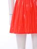 Women Hospital Gown Short Sleeve Elastic Waist Back Invisible Zipper Water Resistant Dress Nightgown for Patient Recovery Care