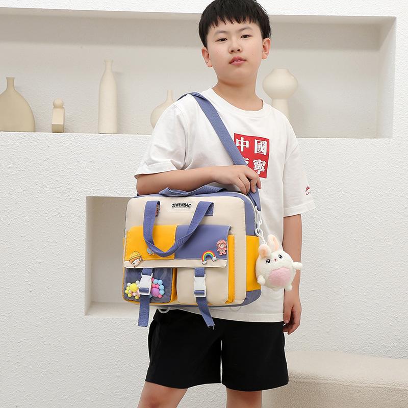 Szkolny plecak dla dziewczynek podwójnego zastosowania dla dzieci Uczniowie gimnazjum noszą plecaki na lekcjach Plecak szkolny dla szkoły podstawowej o dużej pojemności