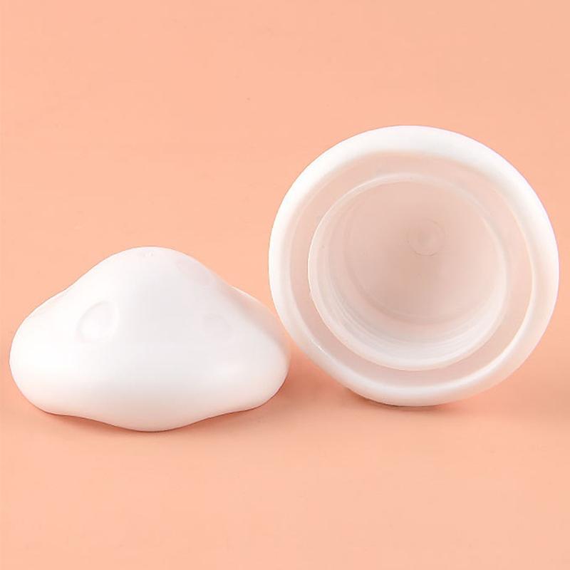 1Pcs 10Ml Portable Lip Gloss Empty Bottle Cute Mushroom Plastic Balm Container Jar Shaped Reusable Refillable Makeup Container