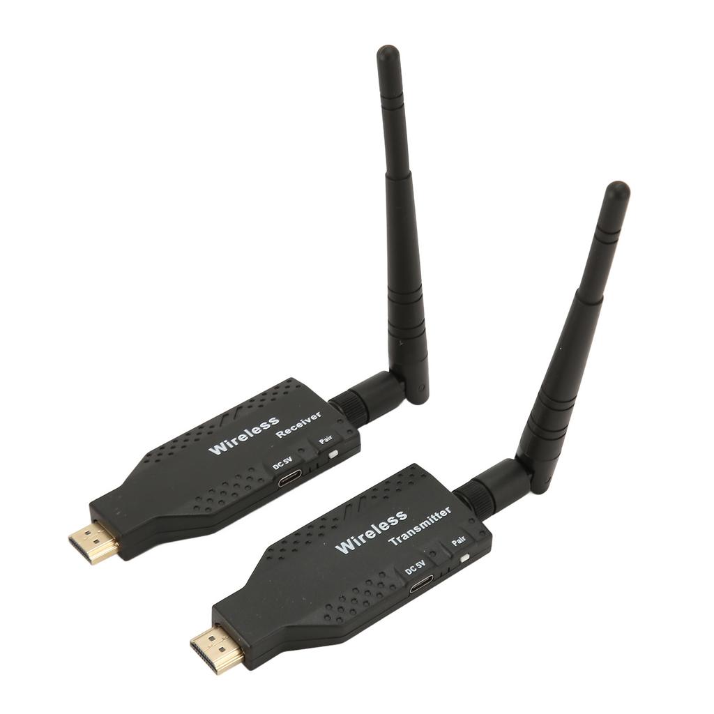 Extensor inalámbrico de interfaz multimedia HD de 50 m, 1080P, 60 Hz, 5,8 GHz, transmisor y receptor.