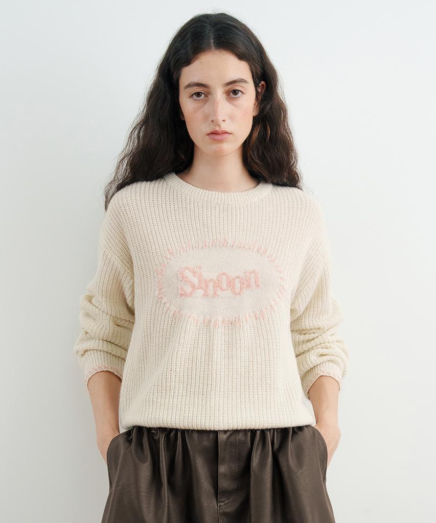 SINOON SINOON Logo Knit (Ivory)