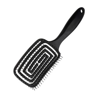 Hairbrush Curve Hollow Hairbrush Nylon Portable Scalp Head Massage Hair Brush Hair Styling Accessory
