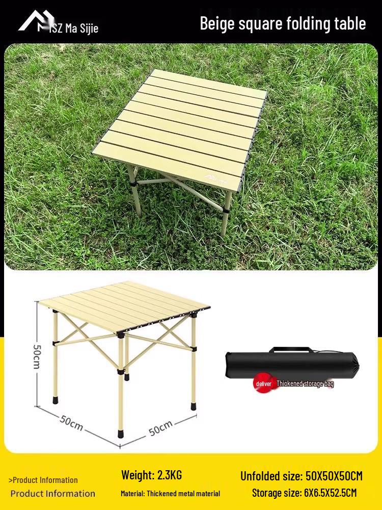 Portable Folding Picnic Table & Chair Set for Camping & Barbecue