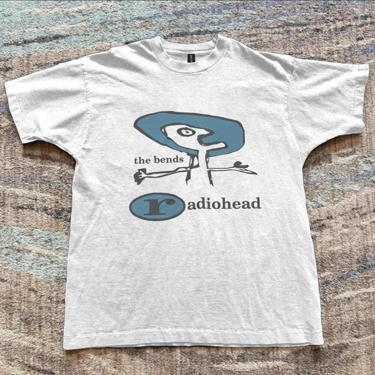 Radiohead The Bends Shirt Vintage 1995 Indie Rock Band Graphic Tee S-5XL S
