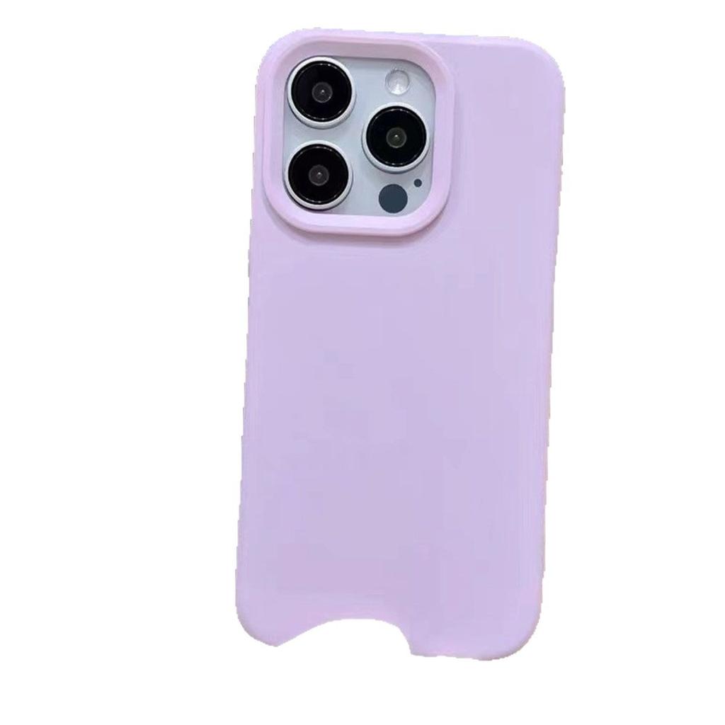 Macaron Klebreis Schale Handyhülle Dopamin Gelee Handyhülle Niedlich Original Handyhülle Einfarbig für Mädchen