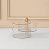 New Year's Home Living Room Candy Box High-end Light Luxury Transparent Dried Fruit Plate New Year's Nut Snack Storage Box
