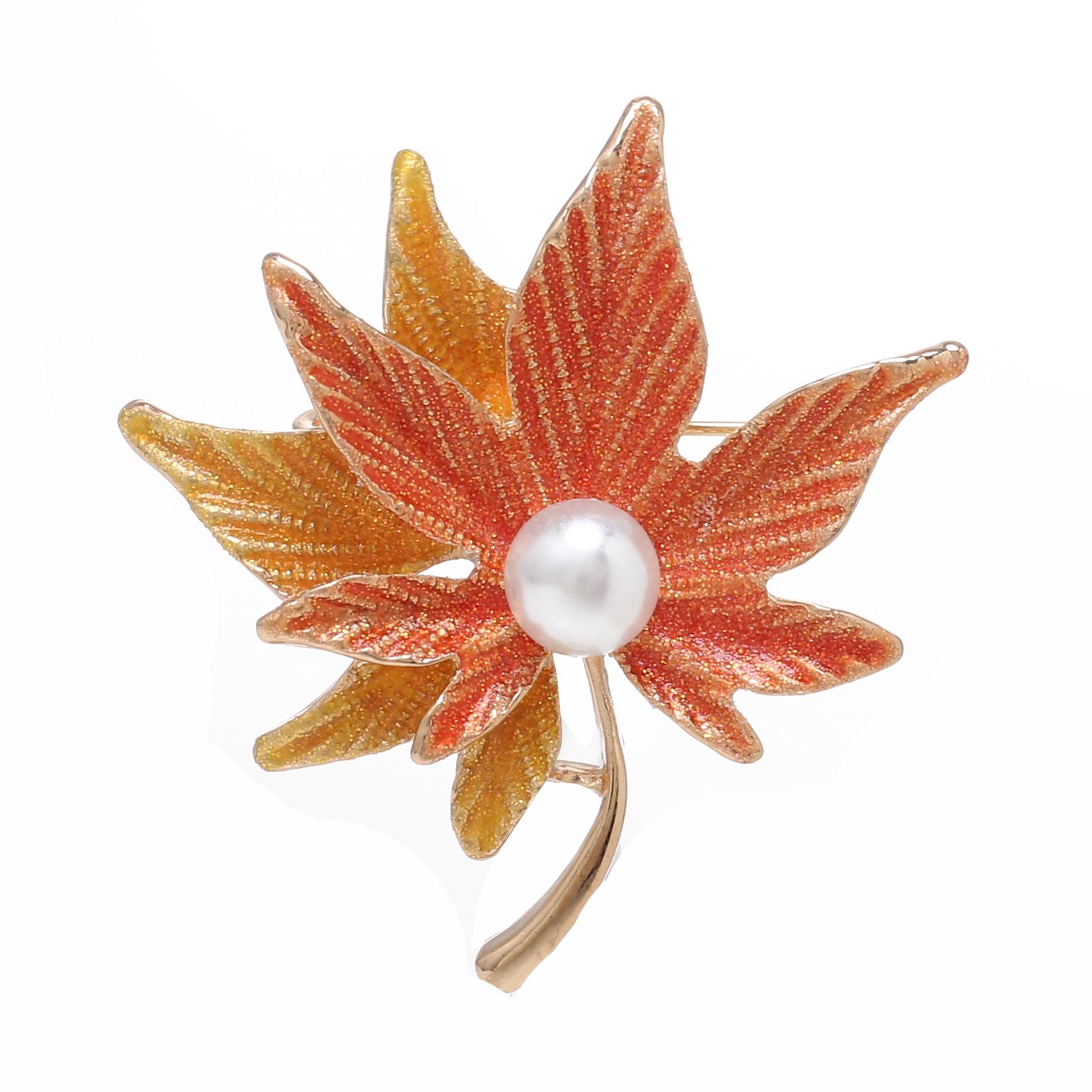 

Брошь «Капля масла» Элегантная женская брошь «Кленовый лист», «Темперамент», «Анти-светоотражающая булавка», одежда и аксессуары