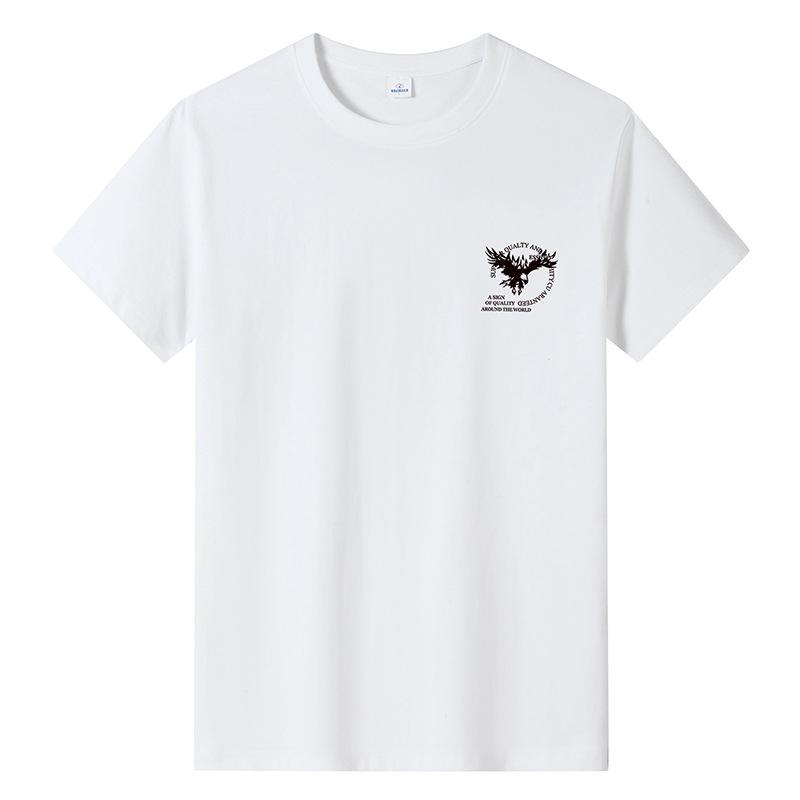 Large Size Pure Cotton Men T-shirt Short-sleeved Boys Tee KTB