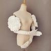 Evening Galas Dress Gloves Lady Stage Performances Elbow Length Wedding Gloves