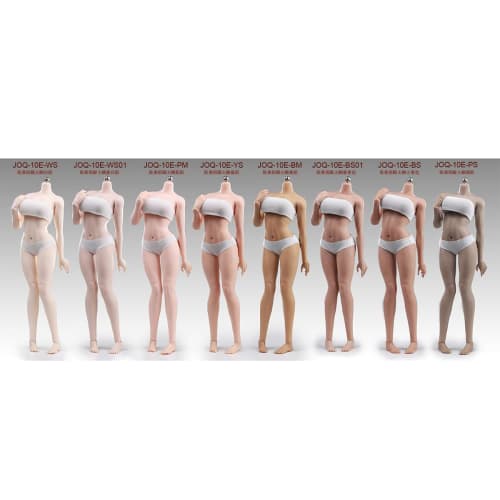 HiPlay JIAOUDOLL 1/6 Scale Figure, Super Flexible Female Body, Large Bust, Western-Style, Ver. 3.0, Highly Durable and Articulated (White Skin)