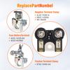 3-Hole Brass Battery Term Clamps 200A 120A Fuse Kit W/ Nut For 2011-2014 Ford F-150 AL3Z-14526-AA BT4Z-14450-AA AE5Z14526BA