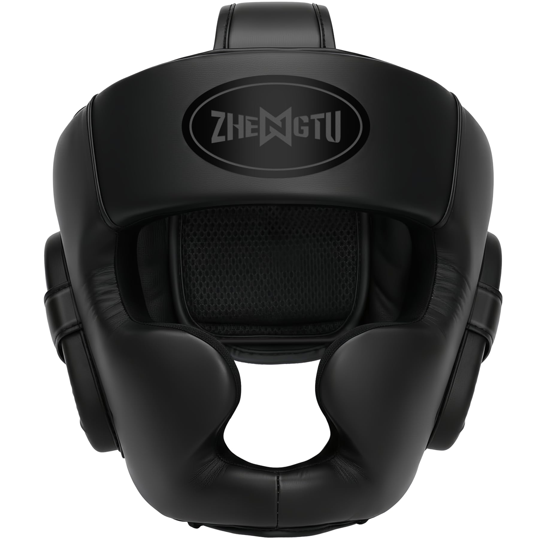 

zhengtu Headgear for Boxing, Sparring, and Martial Arts for Kids (Black, Small)