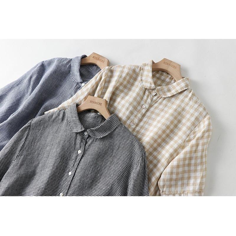 Kariertes Kleid Langes Damenkleid