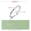 Male And Female Couples Versatile Simple Bracelet, Platinum-Plated Cold Wind And Smooth Surface Bracelet