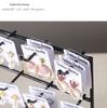 Solid Wood & Wrought Iron Earring Stand with Hooks - Jewelry Display & Storage Rack with Cardboard Packaging