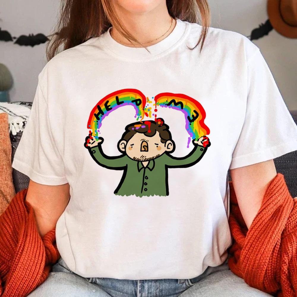 Hannibal tshirt women summer Y2K comic t-shirts girl funny clothes