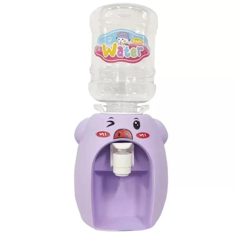 3D Mini Water Dispenser Cute Baby Toy Drinking Water Cooler Lifelike Children Cartoon Simulation Device for Kids