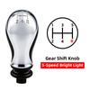 Car Gear Shift Knob for Peugeot 206 207 307 Citroen Elysee 5 Speed Manual Lever Shifter Handle Handball Interior Accessories