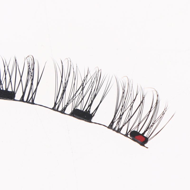 Professionelles Magnetisches Wimpern-Kit 3D-Wimpern Mit Applikator Langes Dichtes Wimpernset Für Abendgarderobe