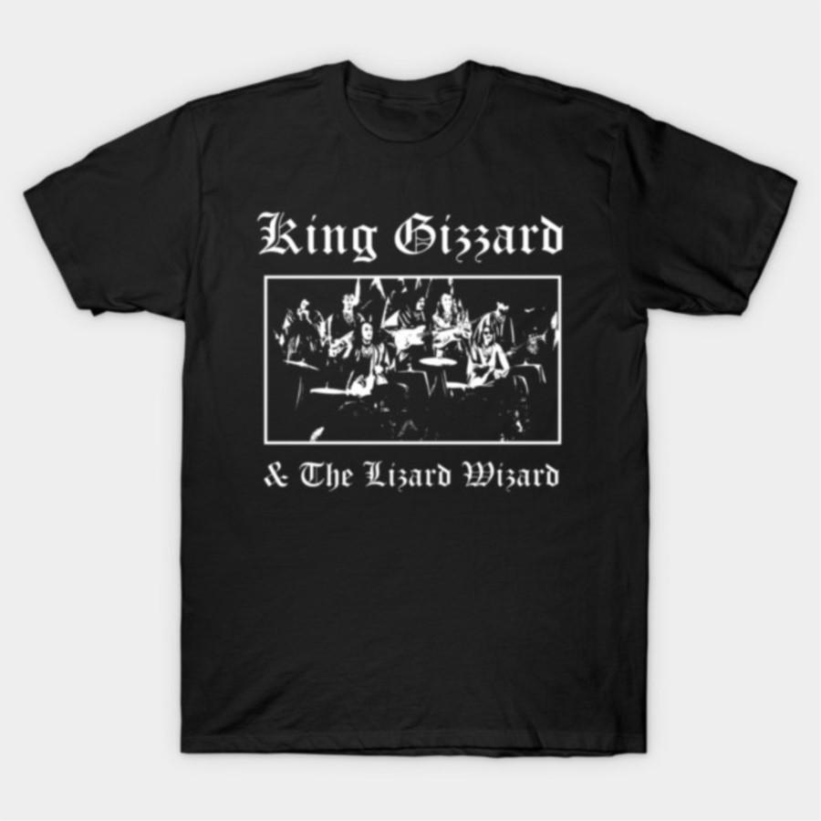 

King Gizzard and the Lizard Wizard Metal T-shirt For Men Women 100% Cotton T Shirts Short Sleeve Tops 0325-2 - Men s Summer C... 5XL різнокольоровий