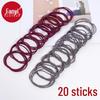 Women's A1V40 Hair Tie Set: Simple One-Piece Ponytail Rope with Free Shipping