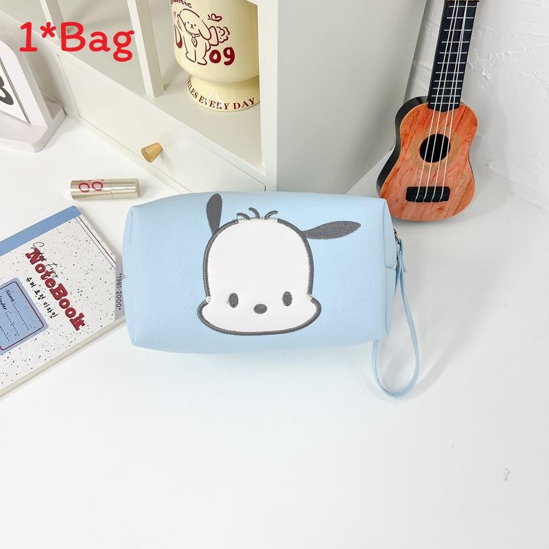 Pochacco Hangyodon Kuromi Cute Animal Makeup Bag For Women With Large Capacity And Macaron Colors