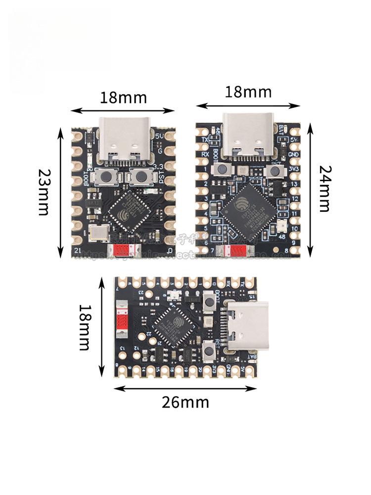 ESP32 SuperMini Wi-Fi Bluetooth Entwicklungsplatine für C3/S3/C6/H2 Module