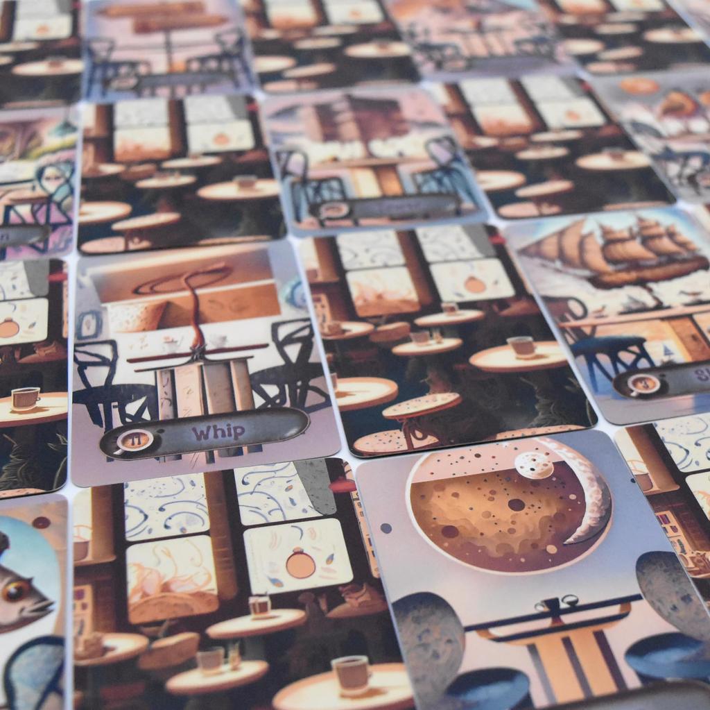 Coffee of Two Lenormand Cards Dragon Flower Divination 36 Cards [Authentic]