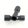 16-18mm steel ignition spark plug socket wrench double headed socket three jaw wrench car maintenance and disassembly tool