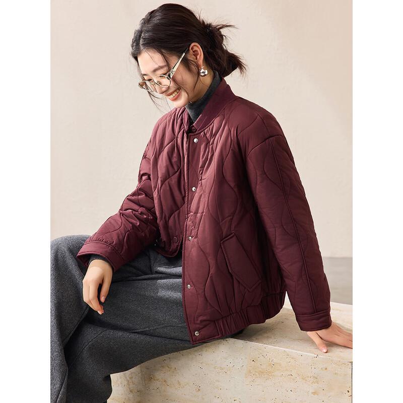 Уличная ретро стеганая бейсбольная куртка M