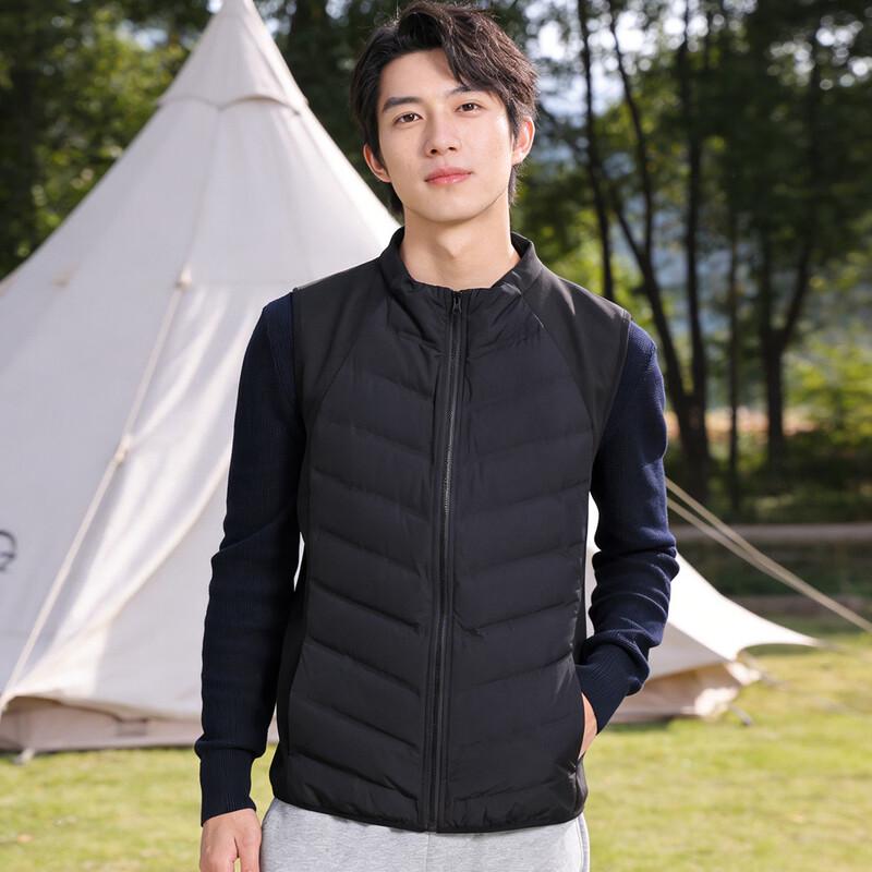 Yalu Men's Minimalist Stand-Collar Duck Down Vest
